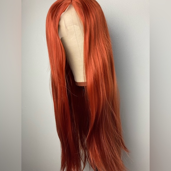 Ginger Copper Red Lace Front Wig - Picture 9 of 11
